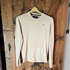 Hollister Light Tan Knit Sweater